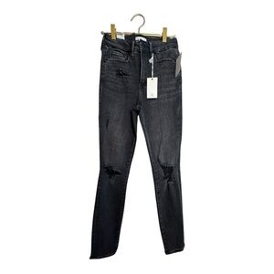 Good American Women's Black Distressed Jeans NWT